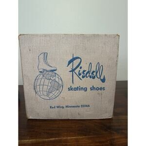 Vintage Riedell Suede Roller Skates Size 7 KR Street Roller Wheels 130M Jogger